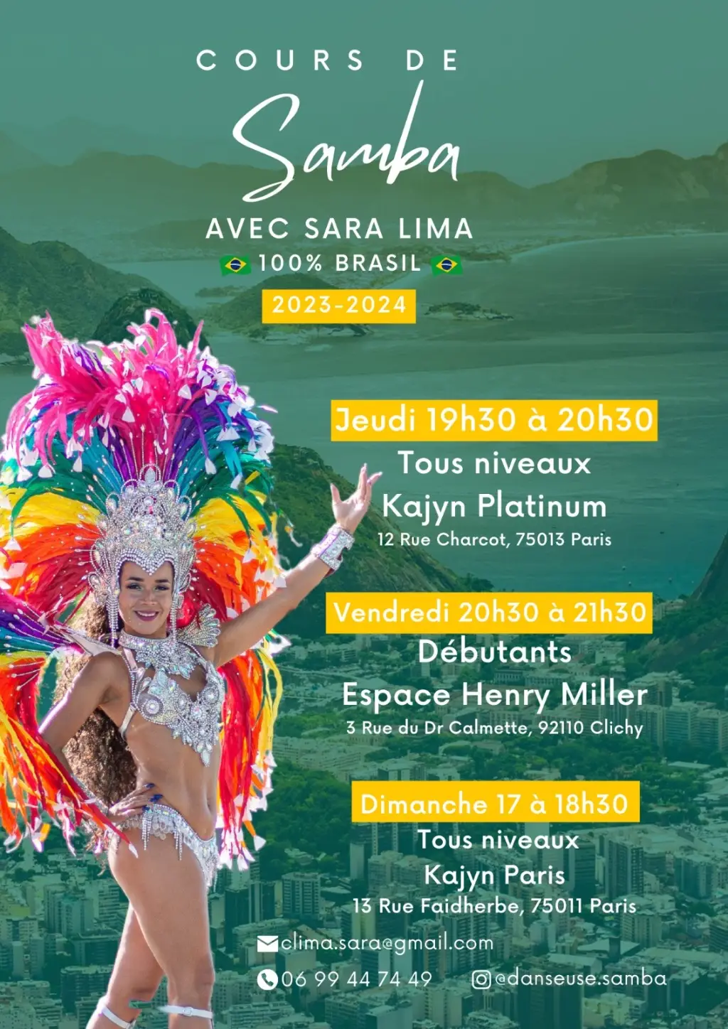 During Samba With Sara Lima
