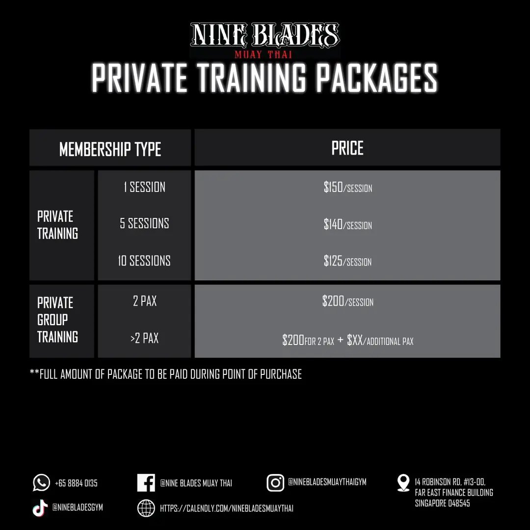 Nine Blades Muay Thai