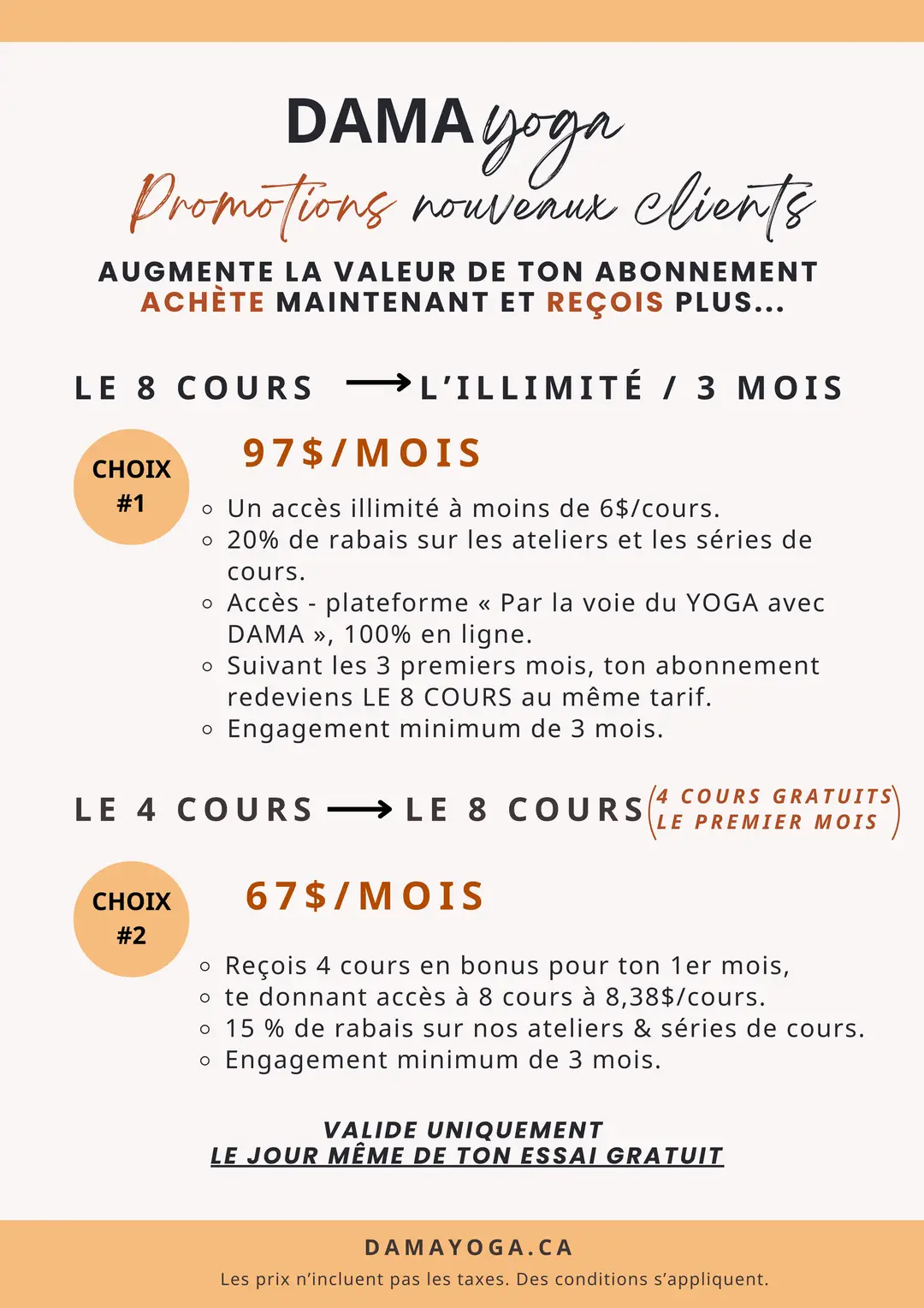 DAMA YOGA - Rive-Sud - Cours et Formations