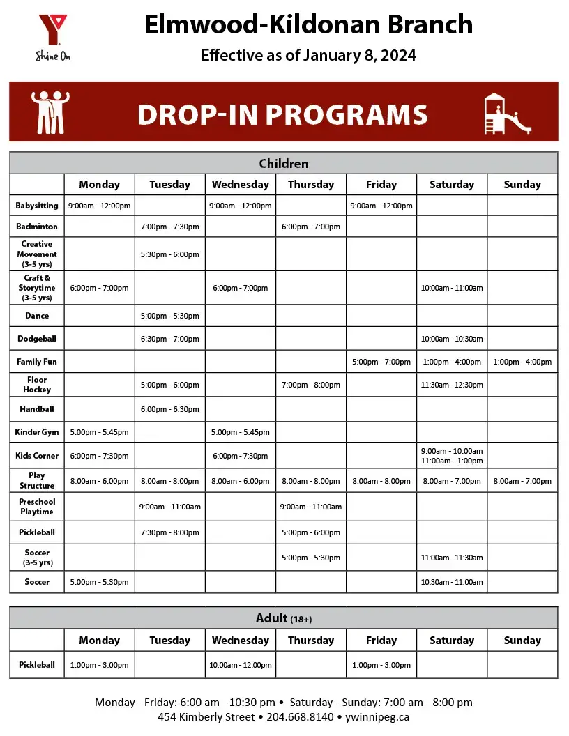 YMCA-YWCA of Winnipeg  Elmwood-Kildonan Branch
