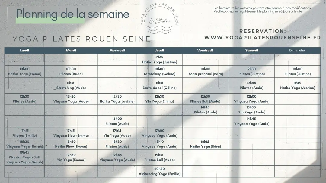 "Le Studio" Yoga Pilates Rouenseine