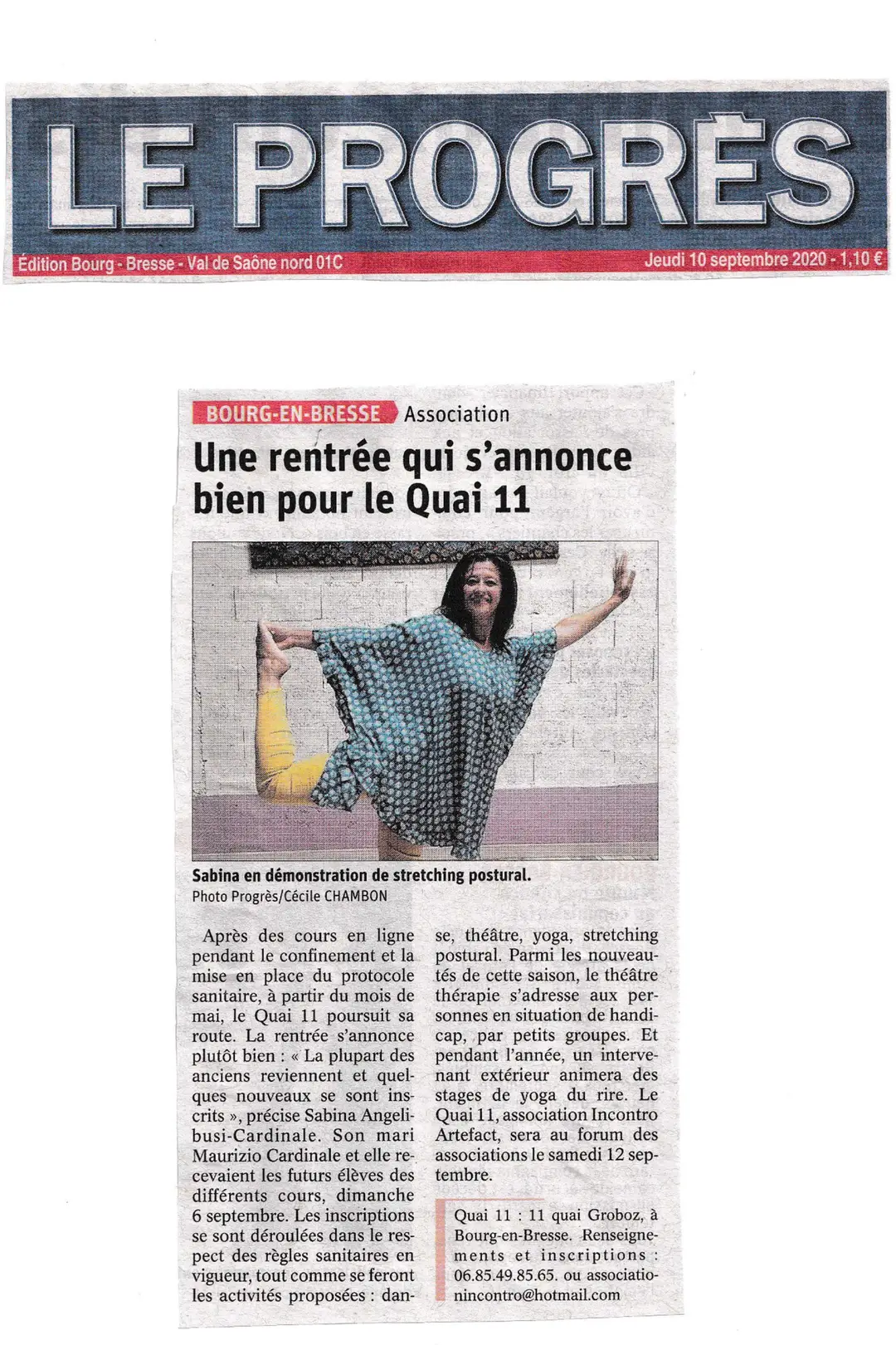 Quai 11 Paths Art And Health