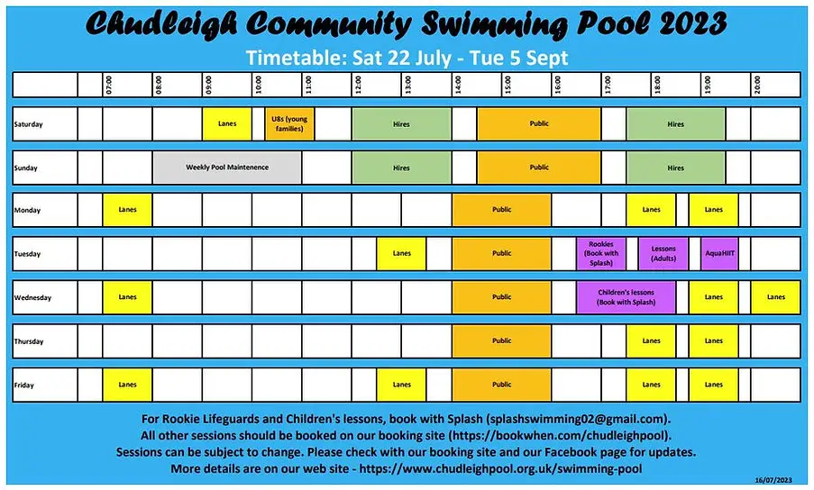 Chudleigh Swimming Pool