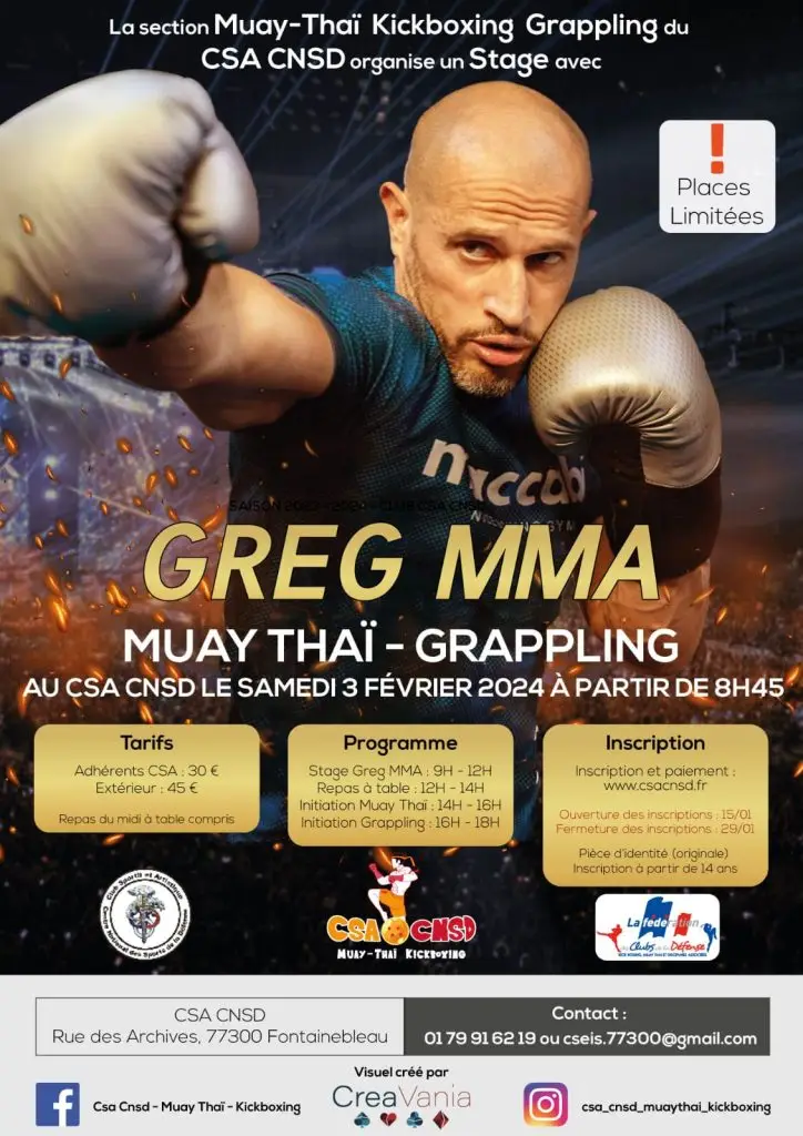 Csa Cnsd Muay Thaï / Kickboxing / Grappling