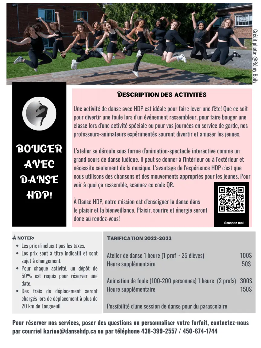 cole de danse HDP