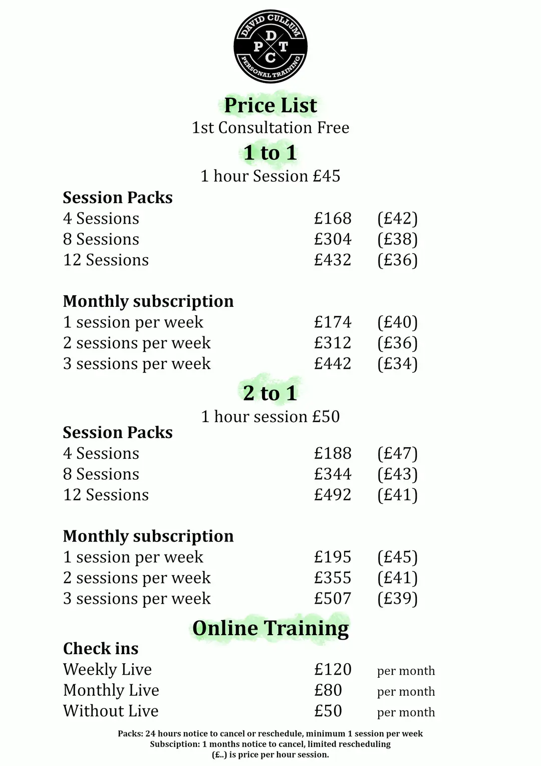 David Cullum Personal Training