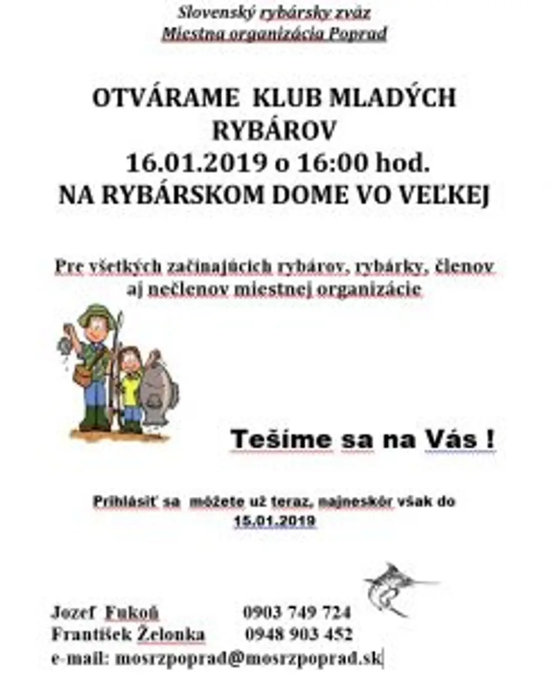 Slovenský Rybársky zväz, miestna organizácia Poprad