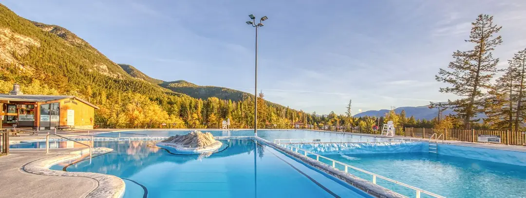 Natural Mineral Hot Springs Pools at Fairmont Hot Springs Resort
