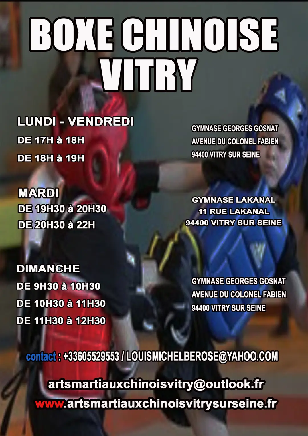Arts martiaux chinois Vitry sur Seine
