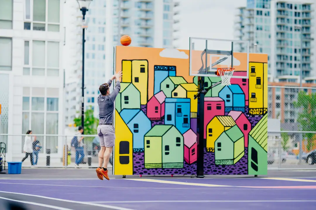 The Bounce Outdoor Basketball Court