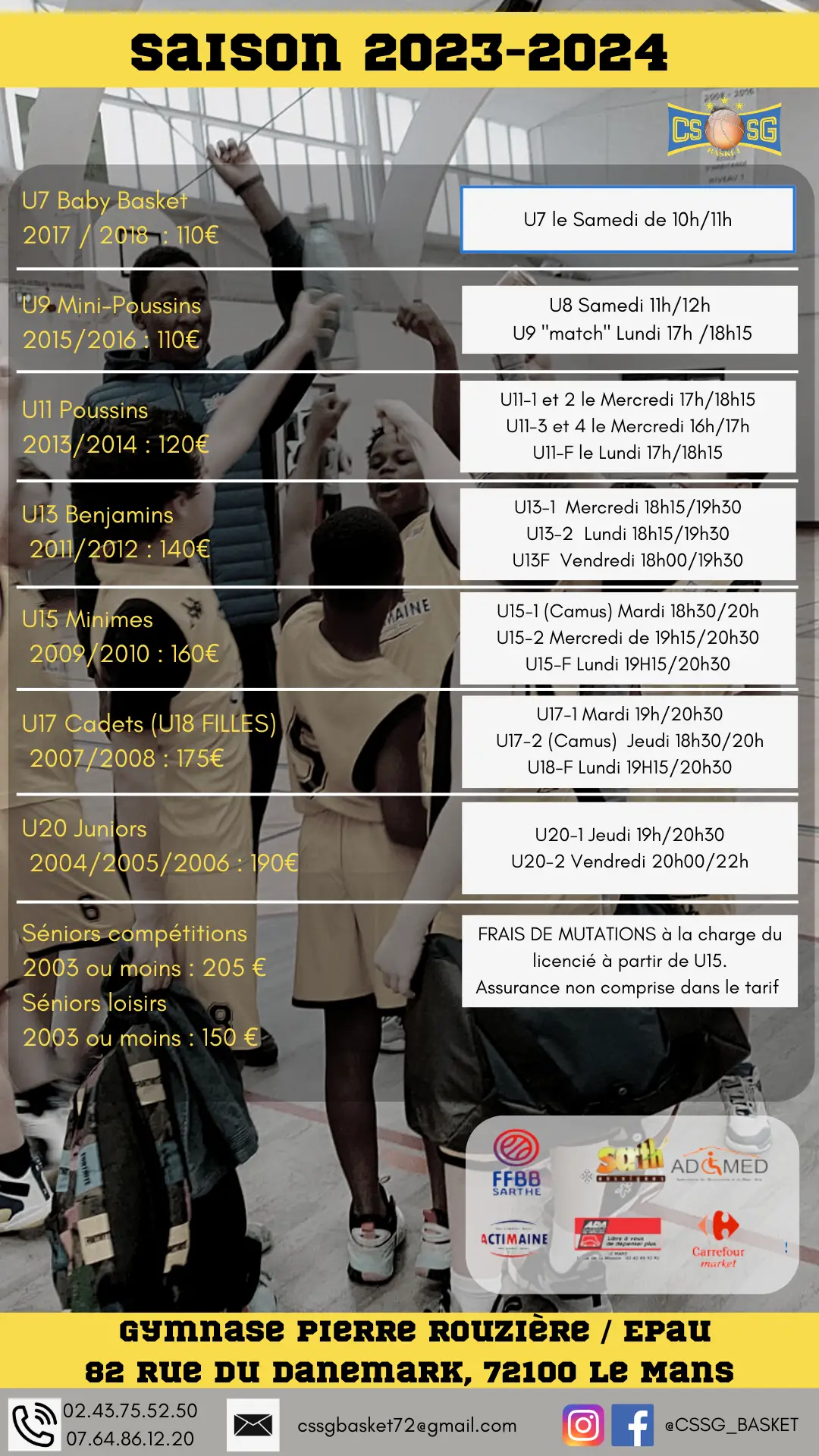Club Sportif Sablons Gazonfier Basket