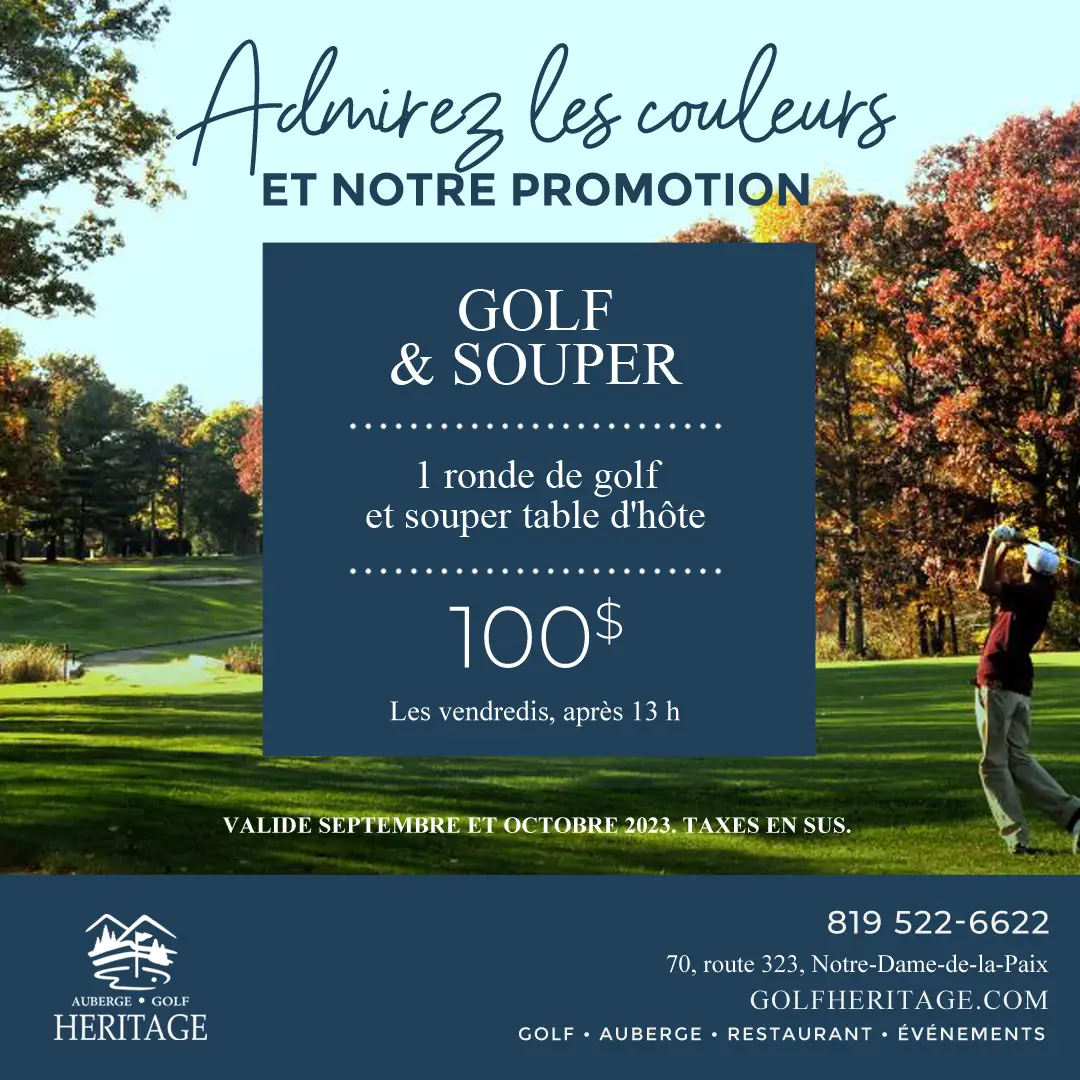 Auberge et Club de Golf Hritage