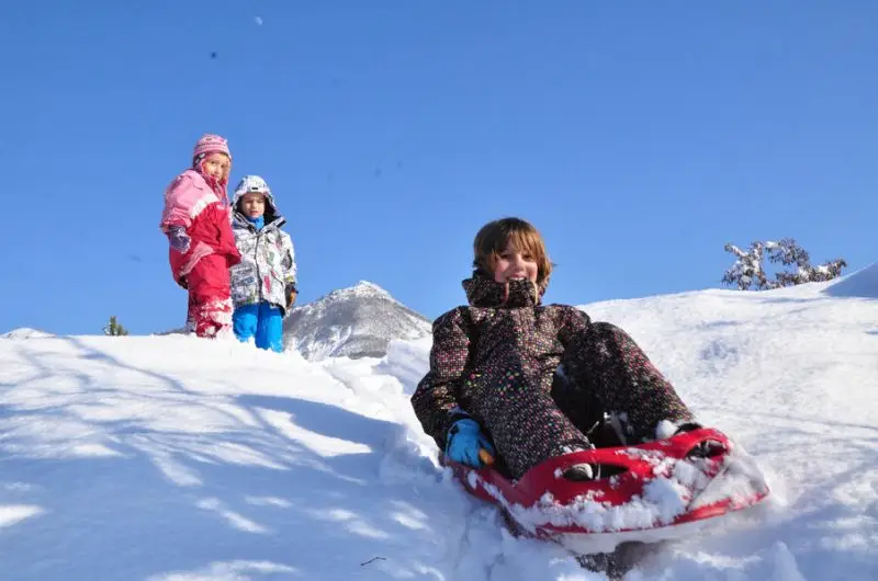 Piste luge enfant