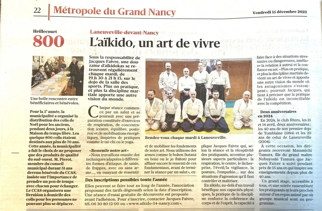 Aikido Traditionnel Ecole Europeenne