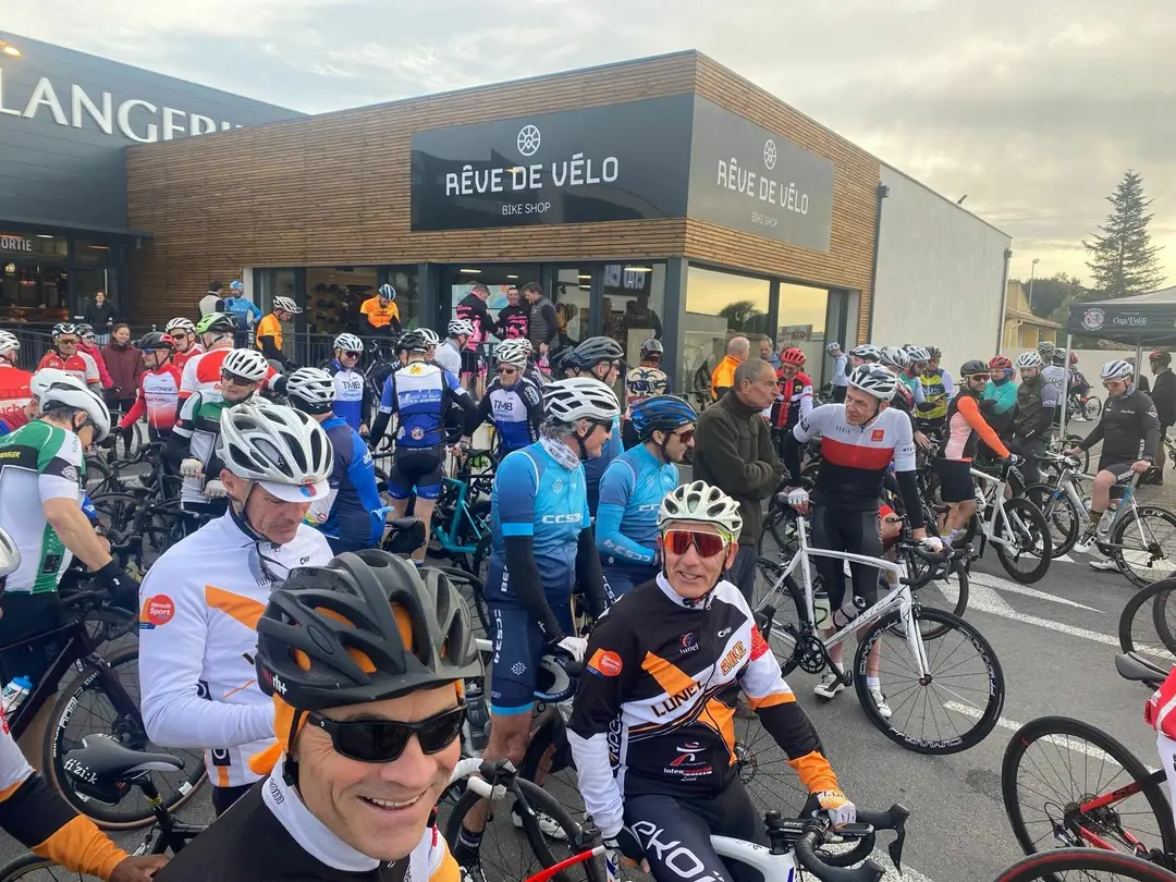 Départ route Lunel Bike