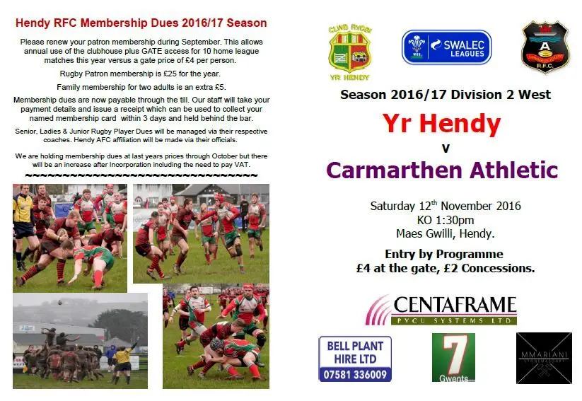 Hendy Rugby Club
