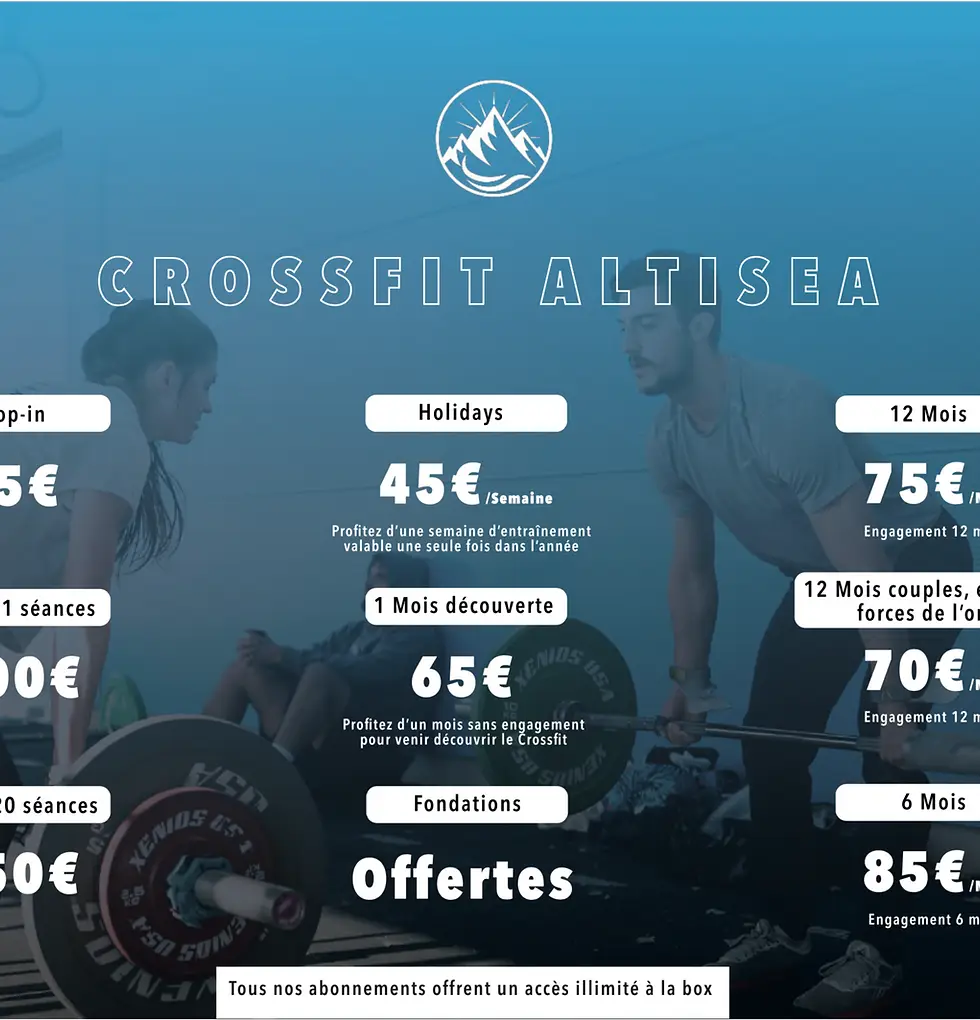 Crossfit altisea
