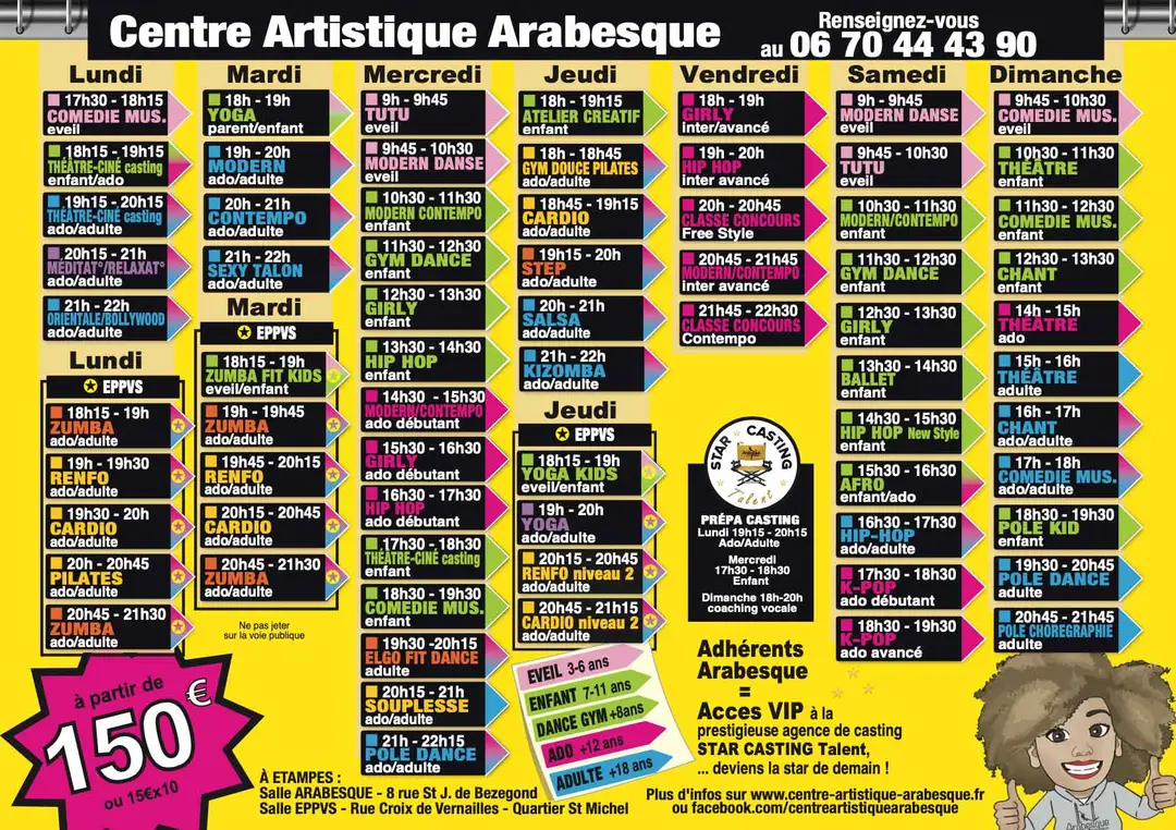 Arts Center Arabesque Dance School And Sport