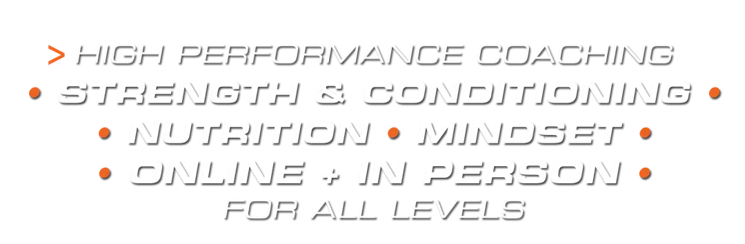 Strong Athlete High Performance Coaching