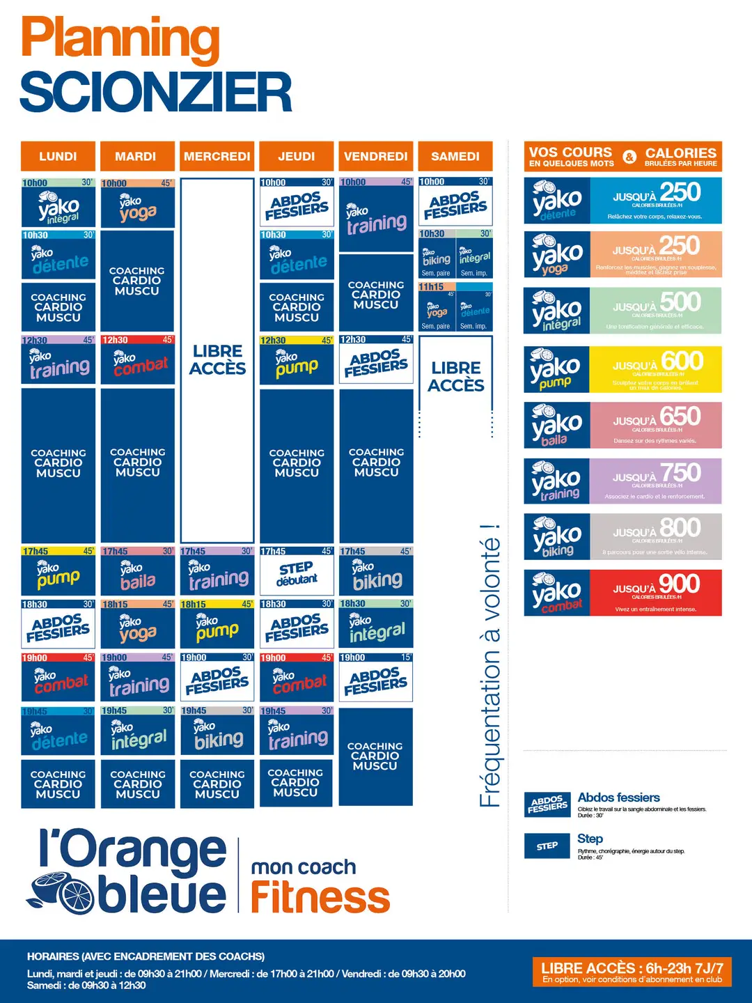 L'Orange Bleue My fitness coach
