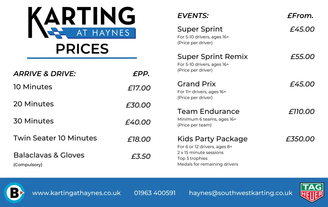 Karting At Haynes