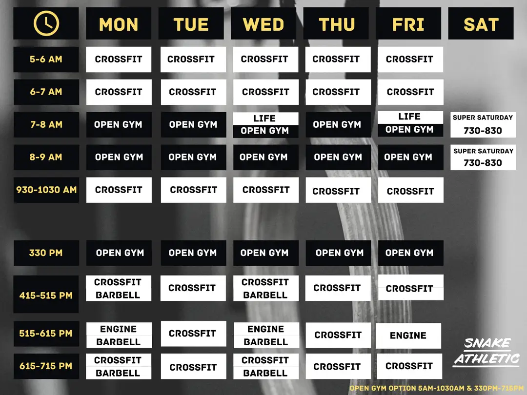 Snake Athletic - CrossFit | Weightlifting | Functional Exercise