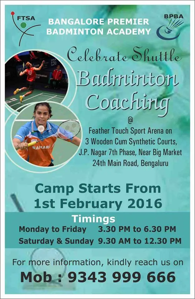 Bangalore Premier Badminton Academy
