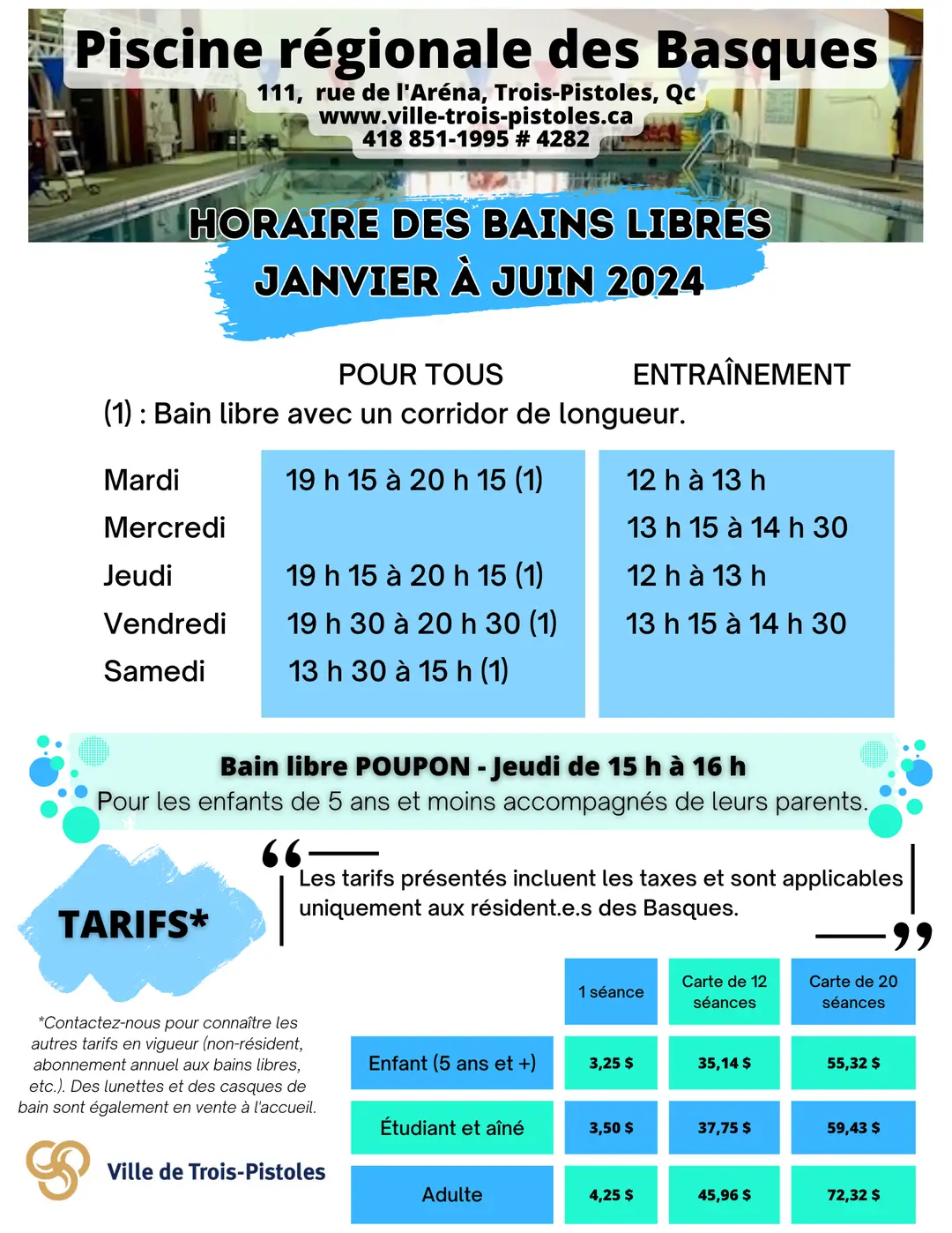 Trois-Pistoles Piscine Regional