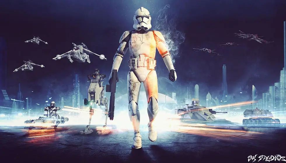 star wars laser game