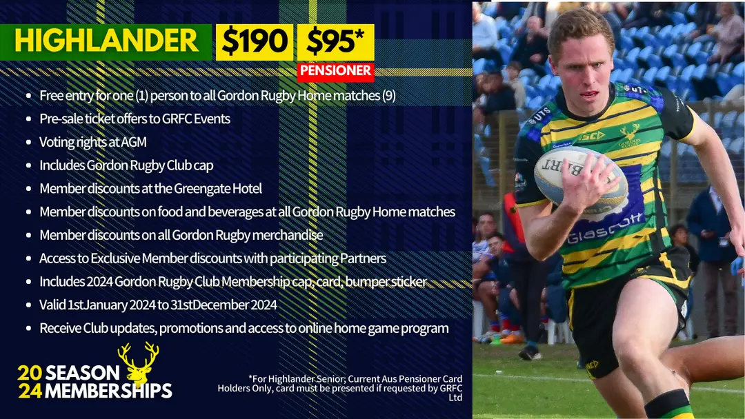 Gordon Rugby - The Highlanders