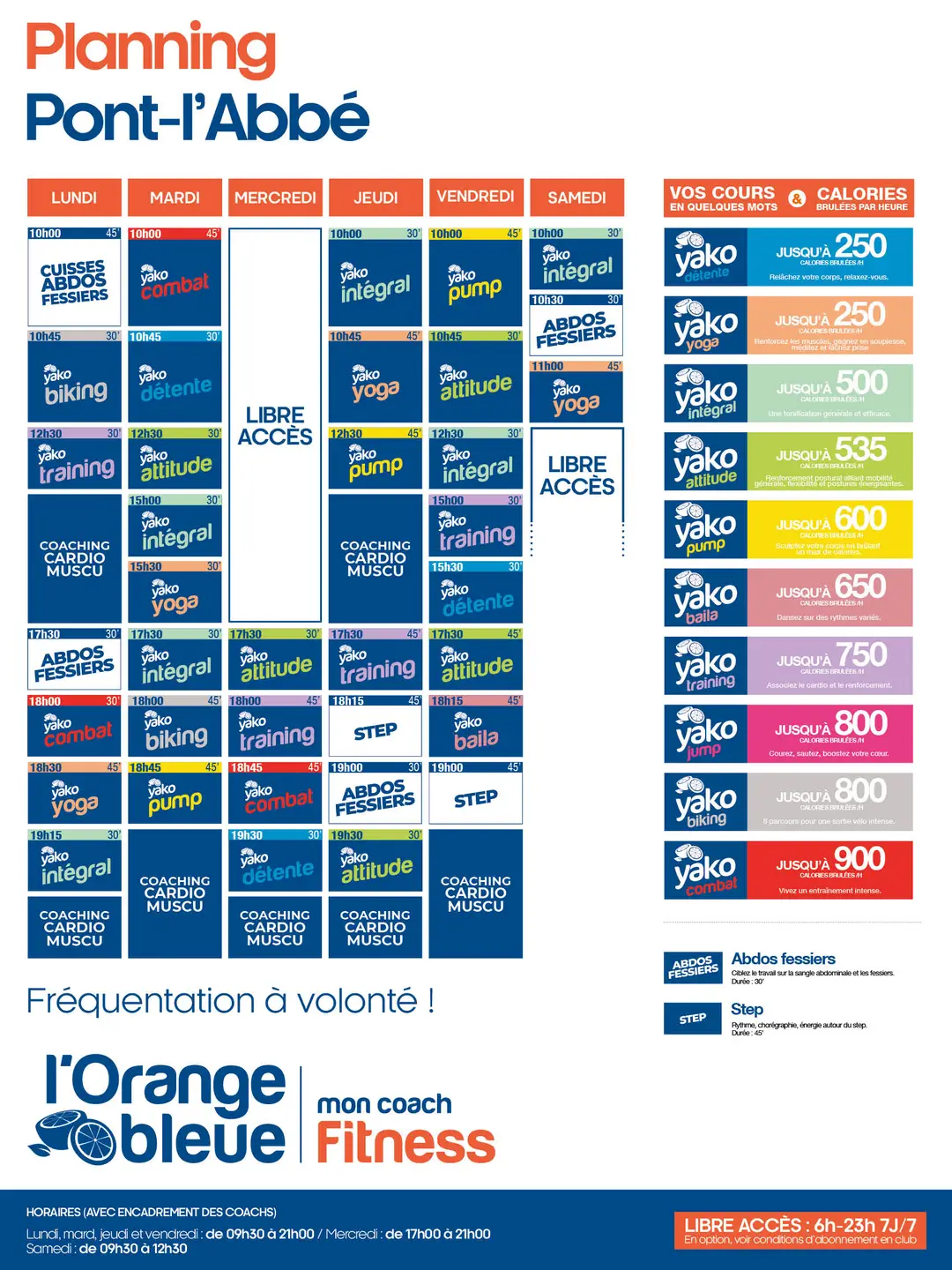 SALLE DE SPORT L’ORANGE BLEUE