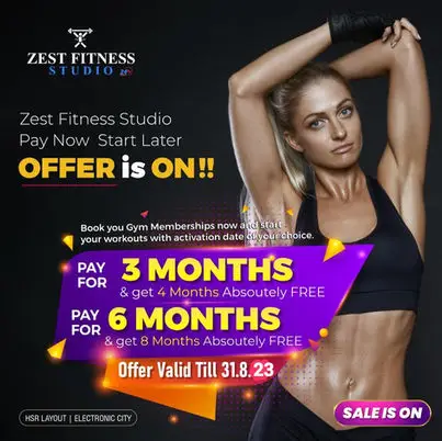 Zest Fitness Studio - HSR Layout Gym, Bangalore