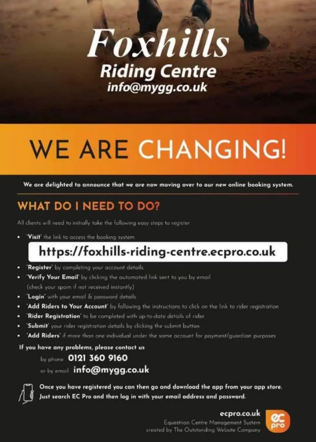 Foxhills Riding centre