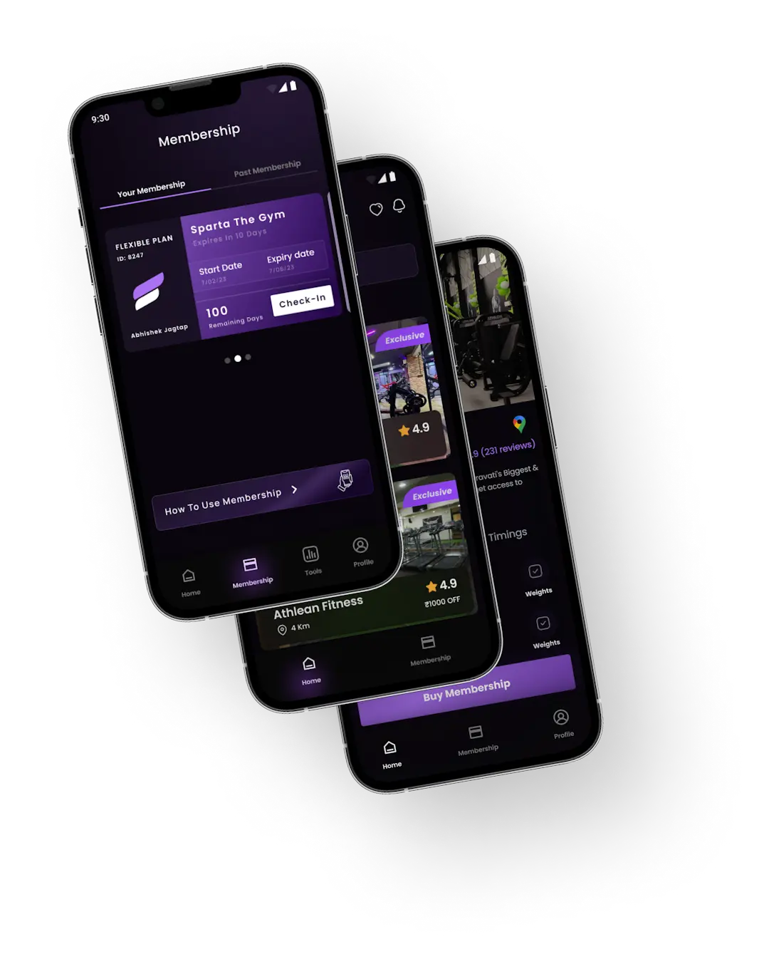 Fitverse Gym memberships app