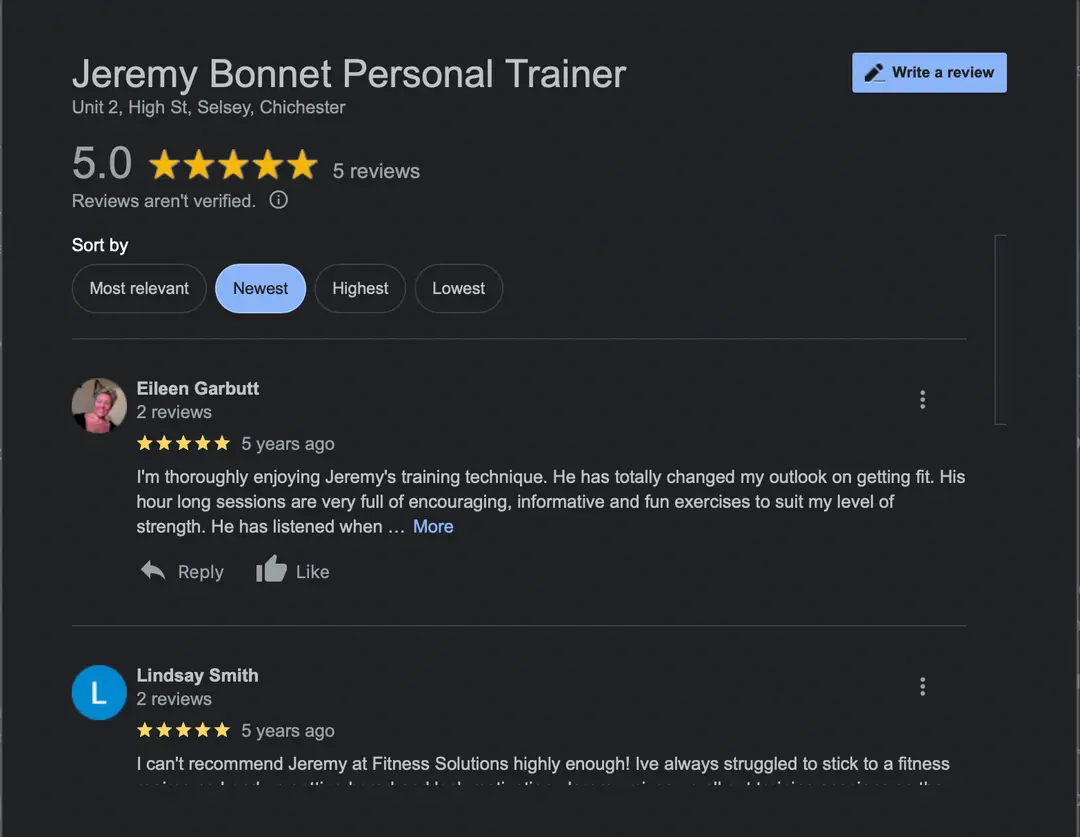 Jeremy Bonnet Personal Training