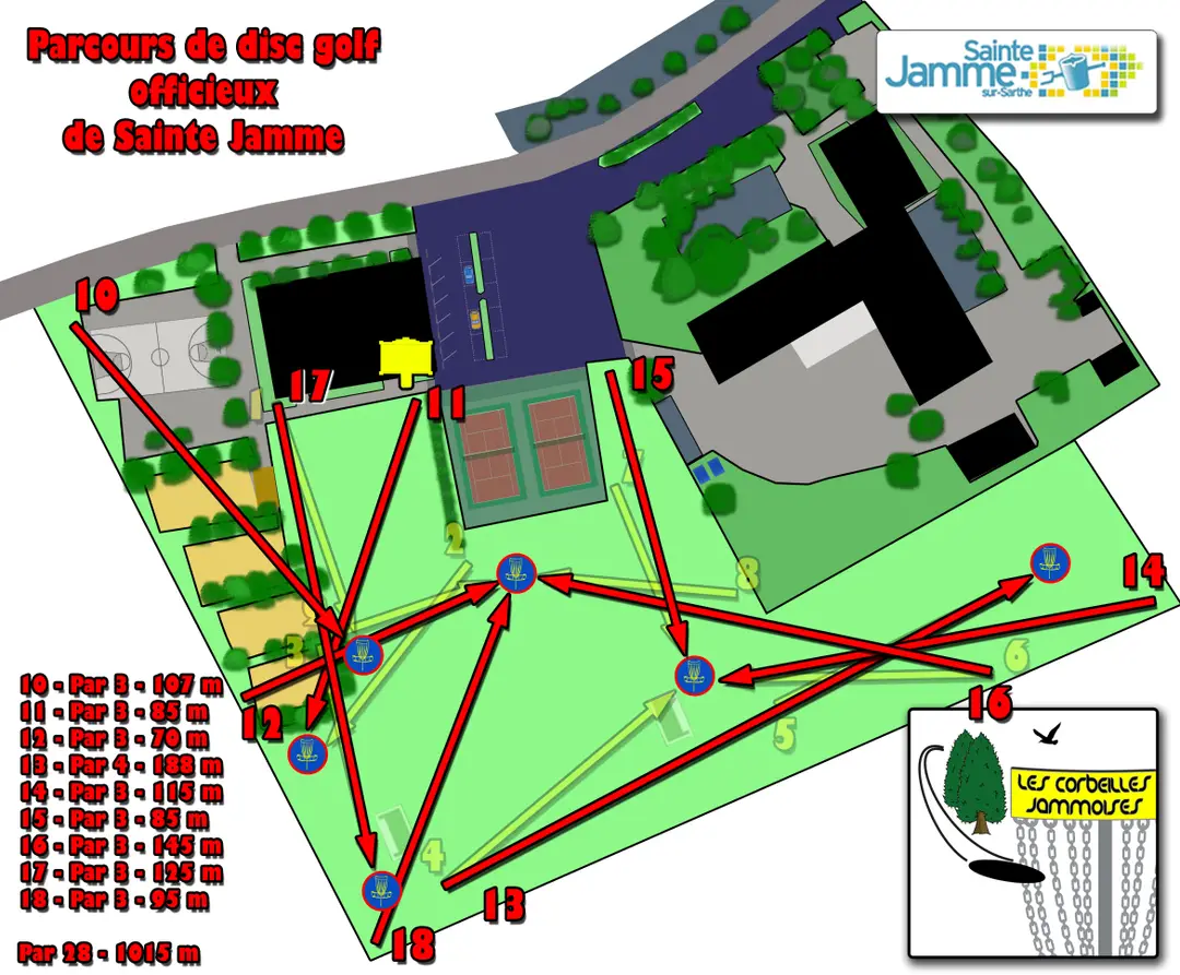 Parcours de disc golf de Saint Christophe