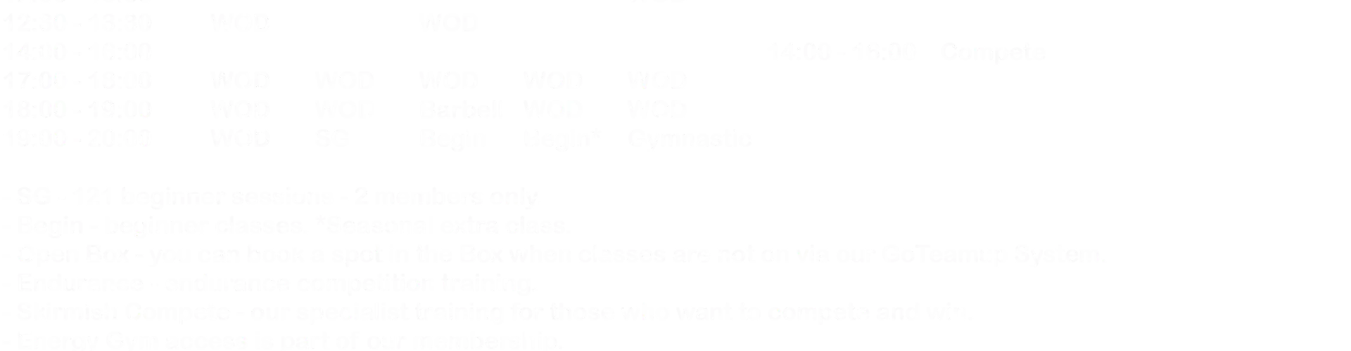 CrossFit Skirmish