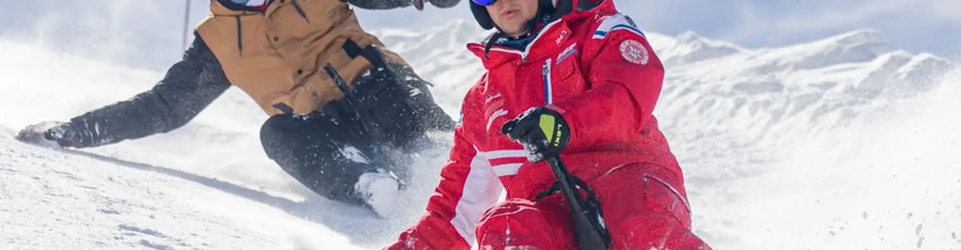 Cours de snowboard amateur à Val Cenis