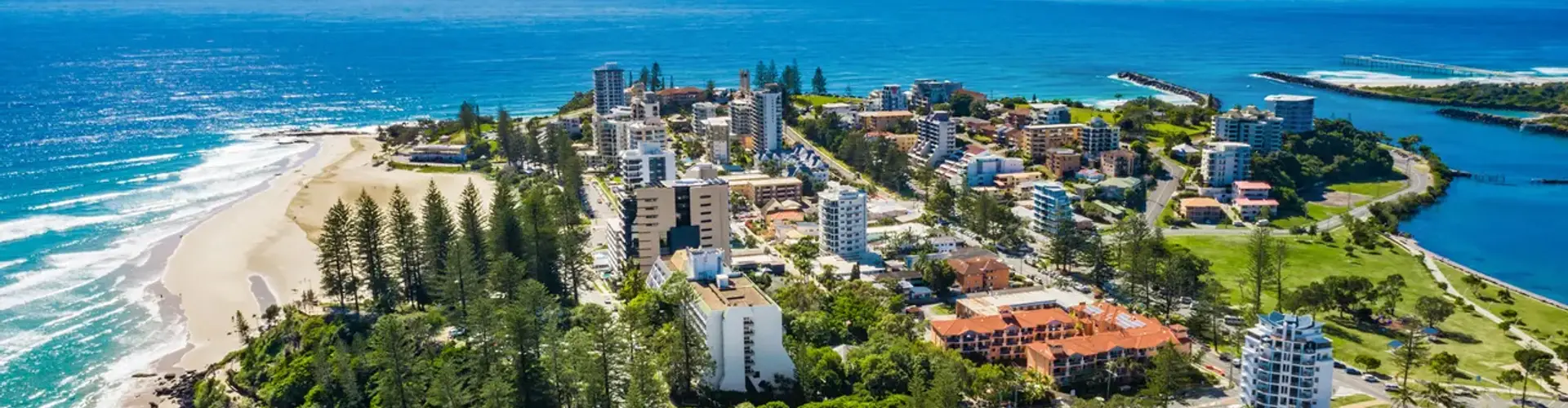 Tweed Heads and Coolangatta Surf Life Saving Club at Greenmount Beach