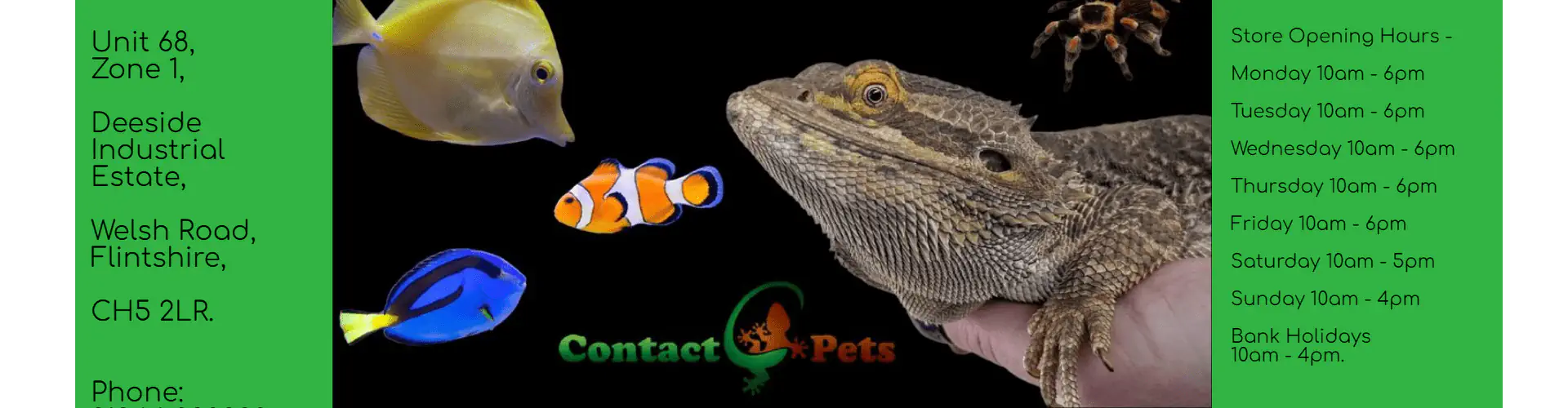 Contact Pets & Aquatics