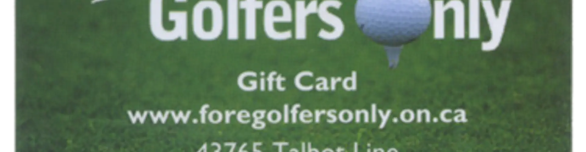 Fore Golfers Only