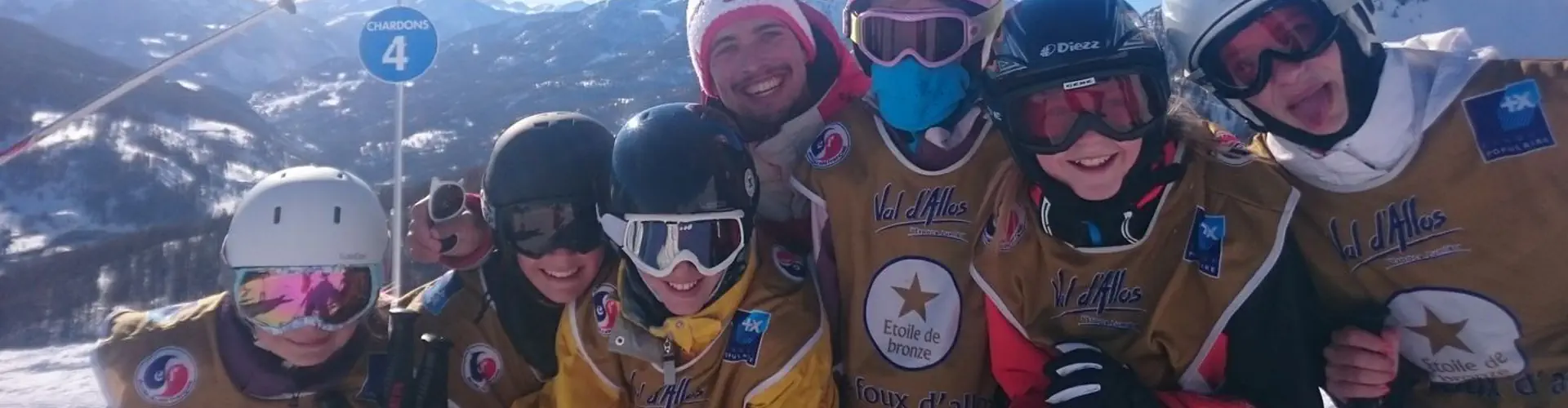 Cours collectifs de ski