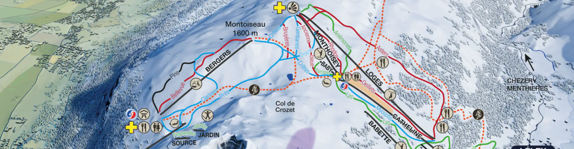 Cours collectifs de ski pour niveaux débutant à Flocon