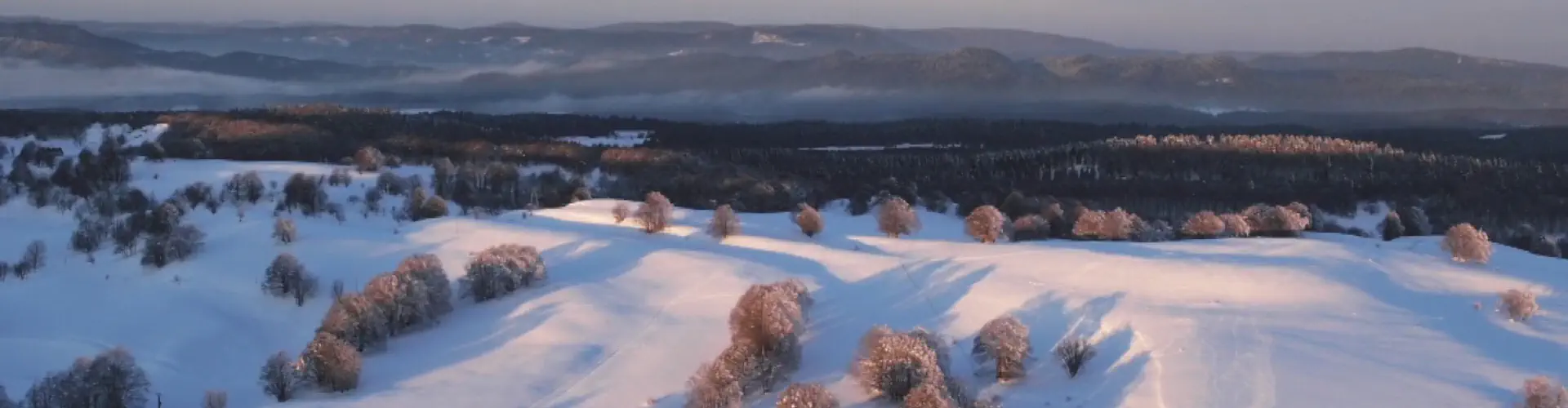 Départ des pistes Nordique "Cuvéry" - Station de ski Plateau de Retord