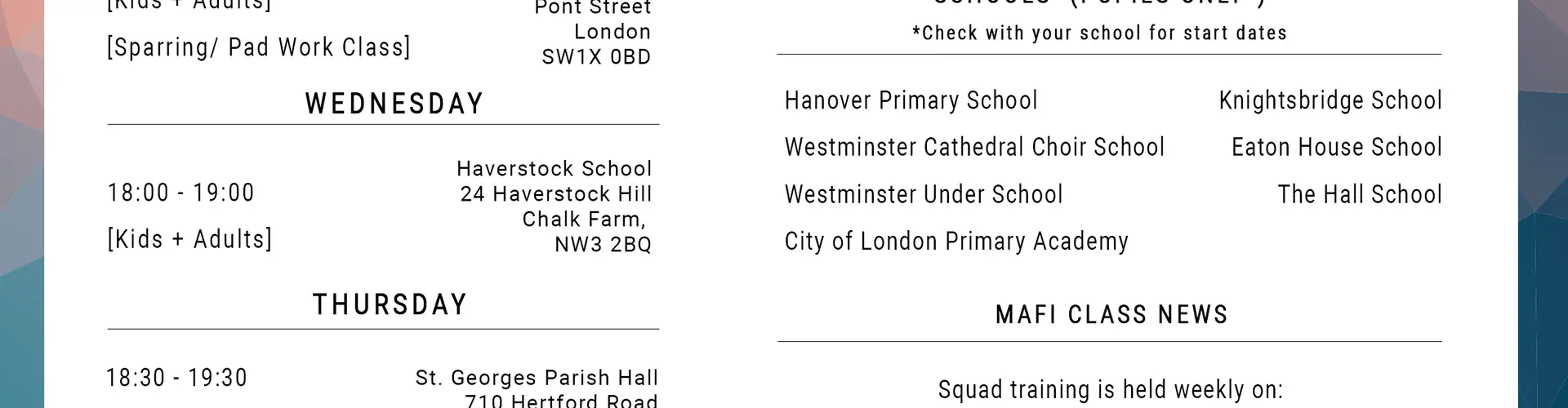 MAFI- Shotokan Karate Club: London Hampstead/Camden
