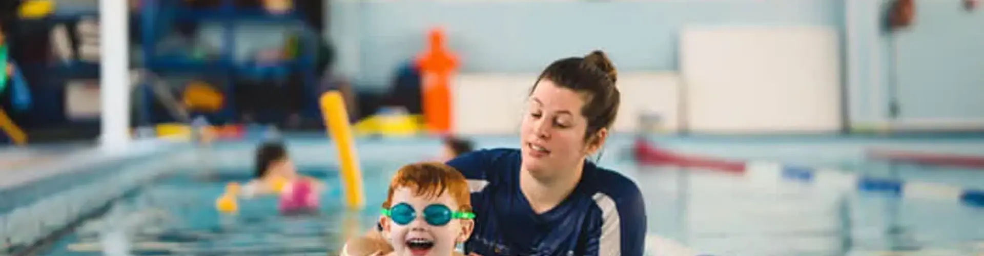 Swimming classes at Godolphin School, Salisbury