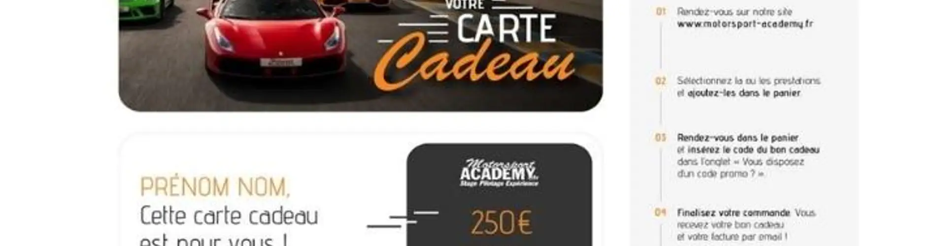 Motorsport Academy - Stage de Pilotage à Nantes