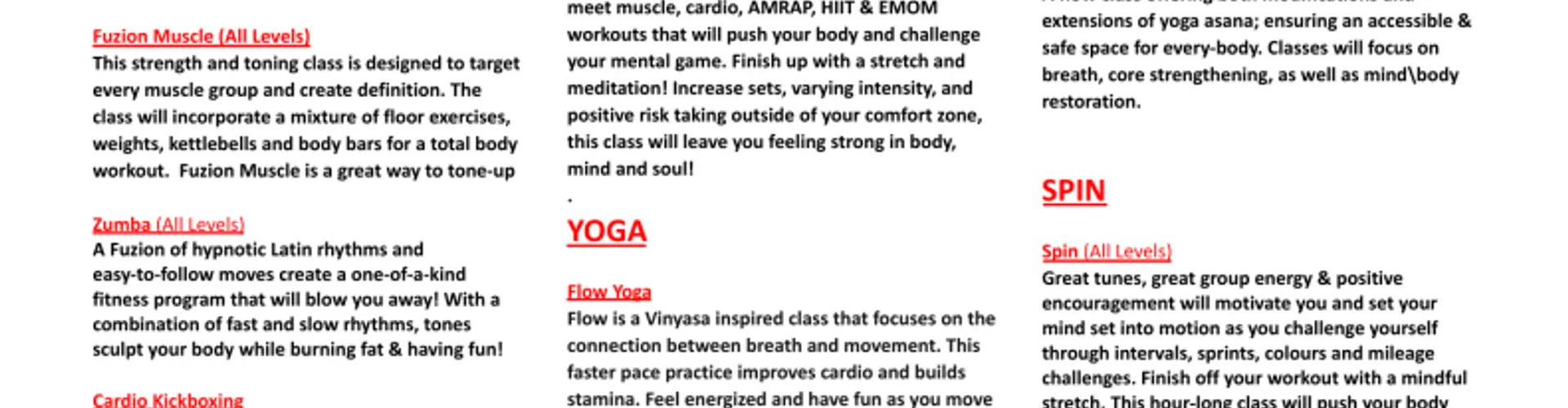 Fuzion Fitness Brampton