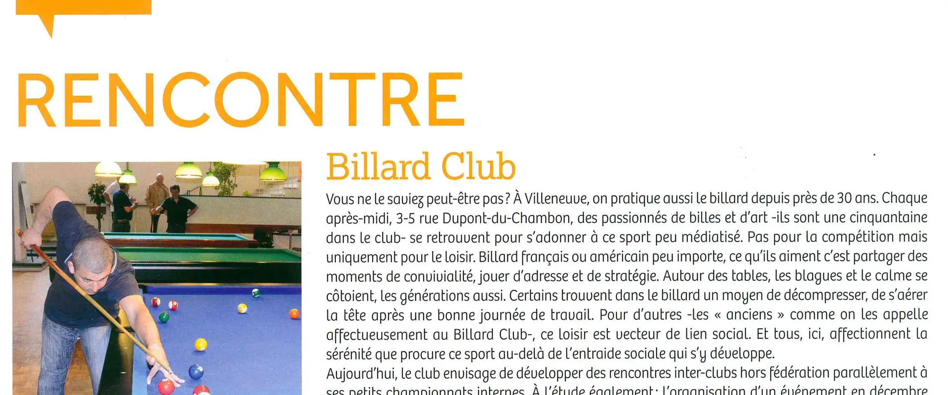 Billard Club VIG