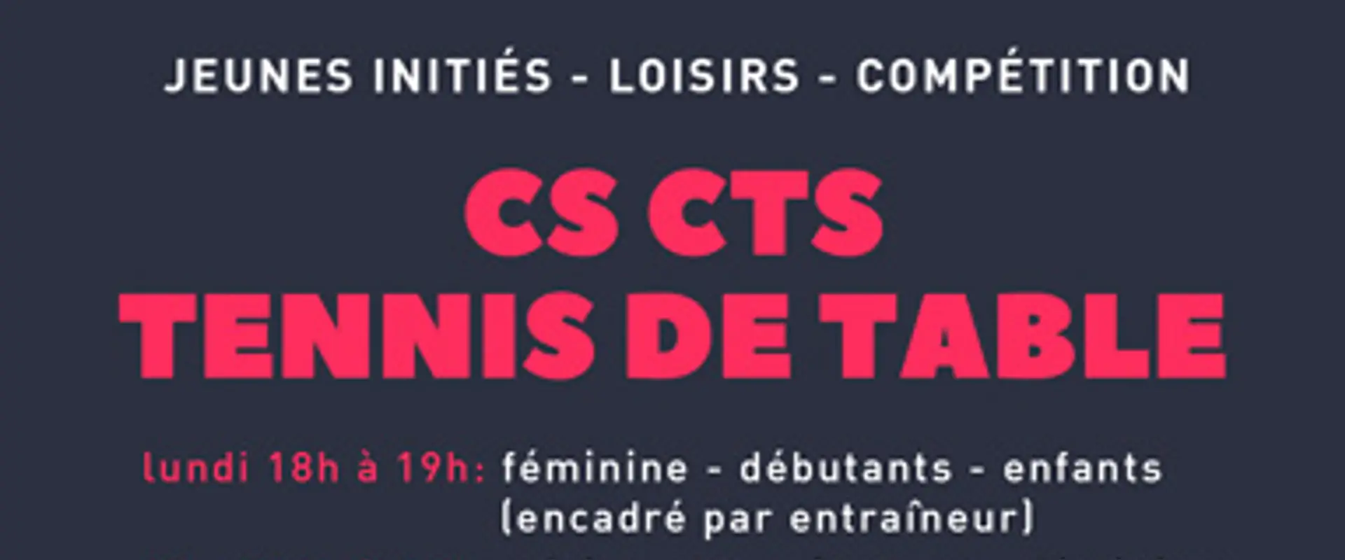Tennis de table
